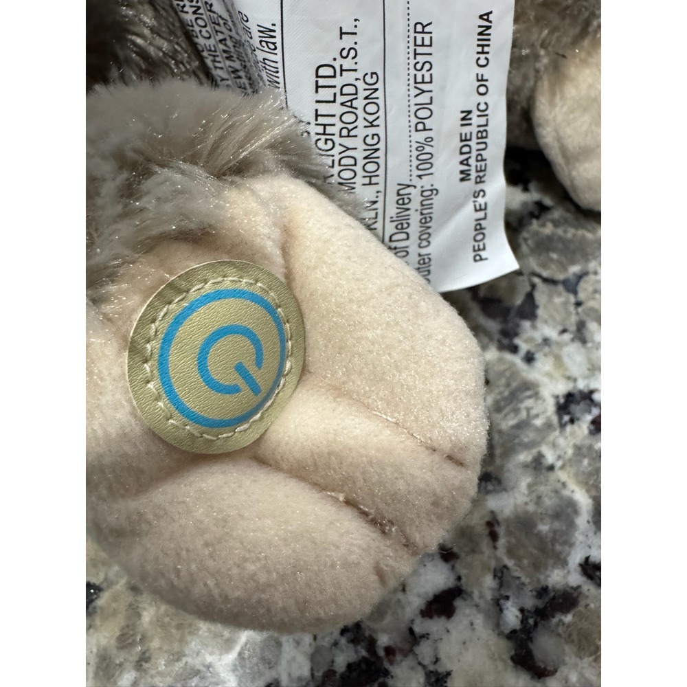 Sunlight Ltd Grey Sloth Plush Stuffed Animal 14 Inch Soft Fuzzy Toy - Picture 2 of 7